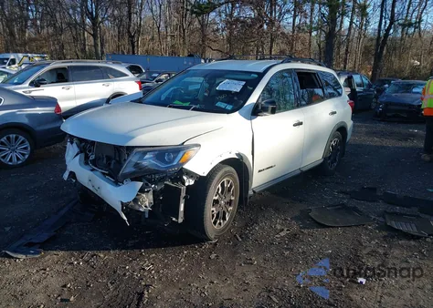 2019 Nissan Pathfinder Sv z USA, uszkodzony, nr VIN 5N1DR2MN6KC649128